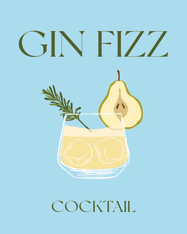 Gin Fizz Cocktail