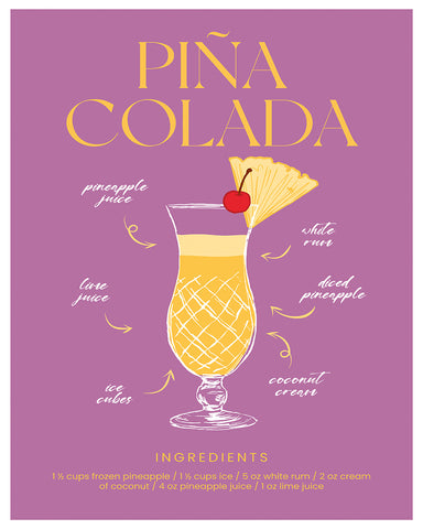 Pi�a Colada Cocktail Recipe