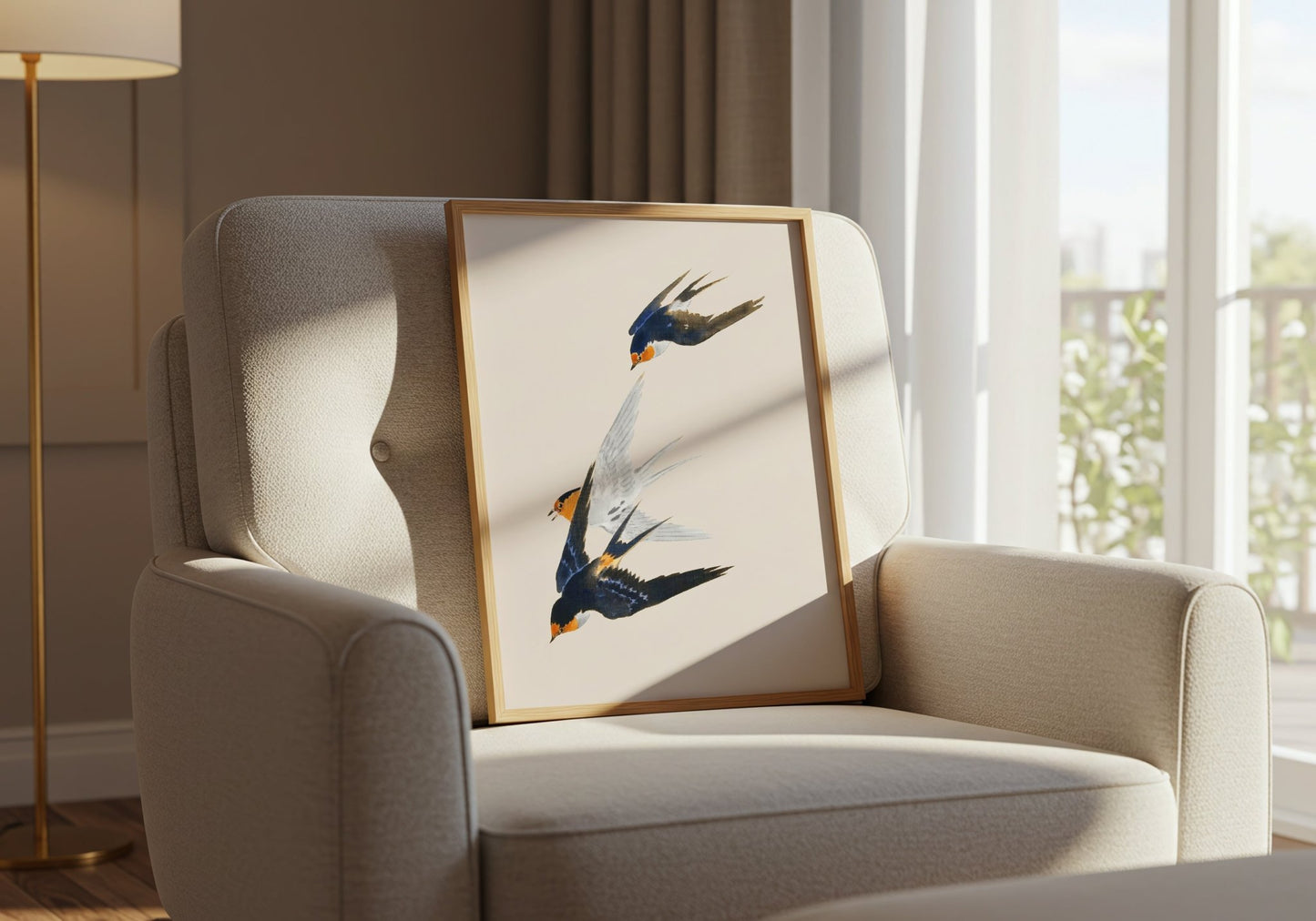 Swallows in Flight