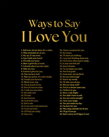 Ways To Say I Love You No11