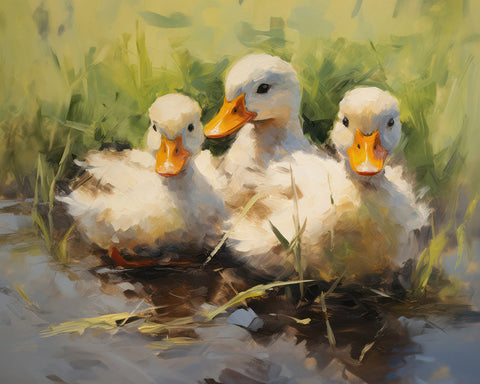 Ducklings Painting