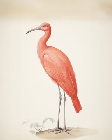 Scarlet Ibis Portrait