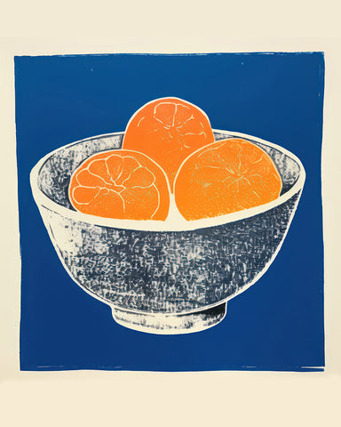 Oranges in Bowl