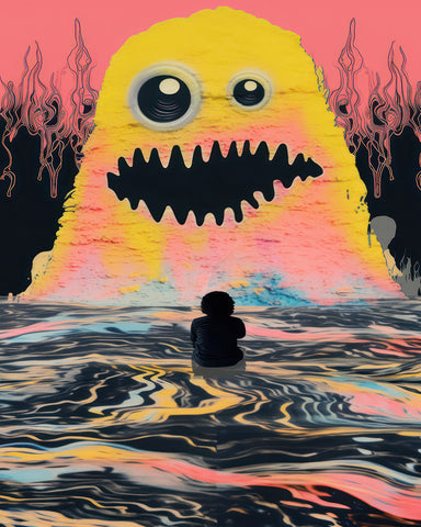 Watercolor Monster