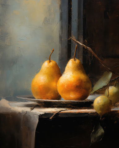 Pears on a Plate