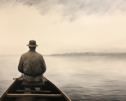 Fisherman on Boat