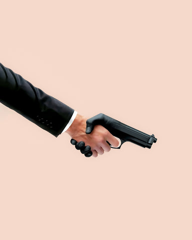 Hand Holding Pistol