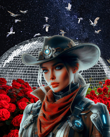 Cowgirl DIsco Ball