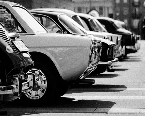 Parked Classic Cars