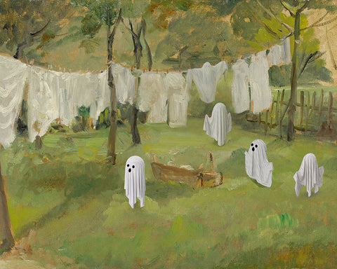 Ghosts at Laundry Line