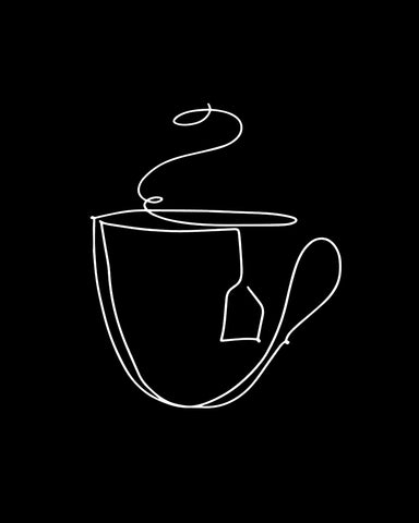 Continuous Line Tea Cup No2