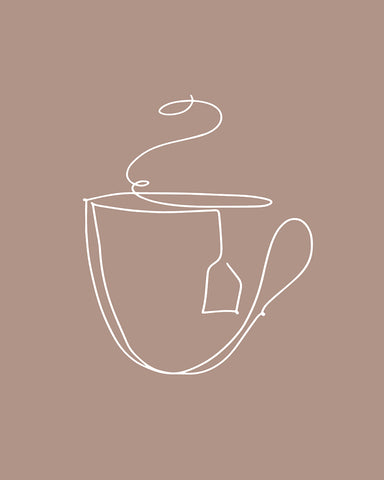 Continuous Line Tea Cup