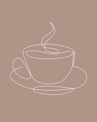One Line Coffee Cup No3