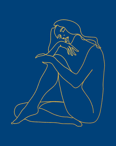 Sitting Woman Sketch No4
