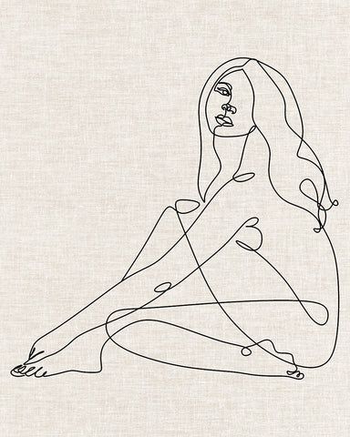 Sitting Woman Sketch No11