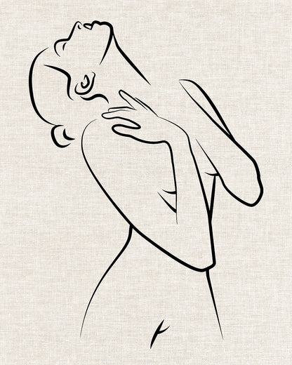 Woman Body Outline No1