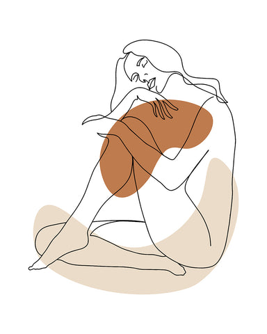 Sitting Woman Sketch No6