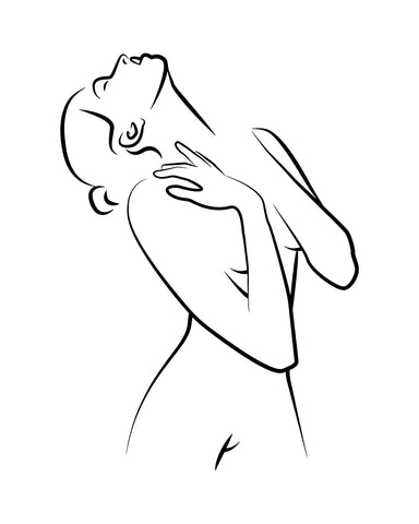 Woman Body Outline No8