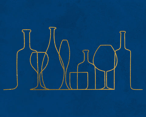 Alcohol Drinks Line Art No4