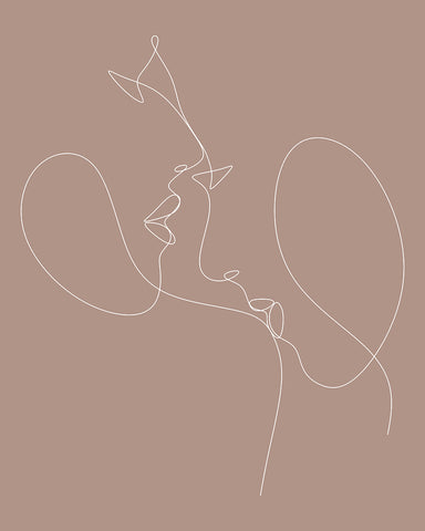 Couple Line Drawing No14