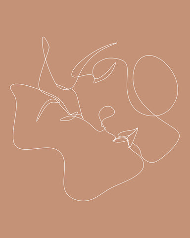 Lover's Kiss Outline No3