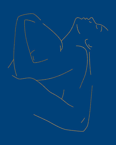 Couple's Hug Line Art No5