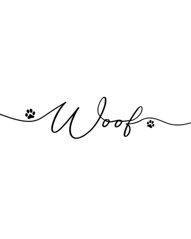 Woof Cursive Typography