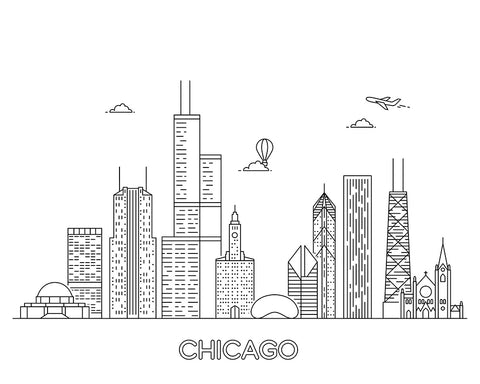 Chicago Skyline No2