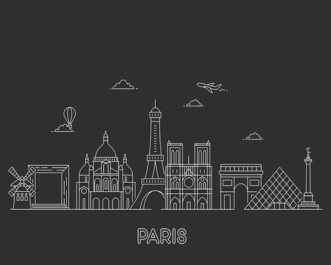 Paris Skyline No1