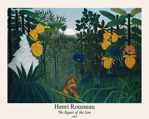 Henri Rousseau - Repast of the Lion No1