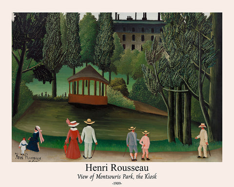 Henri Rousseau - View of Montsouris Park