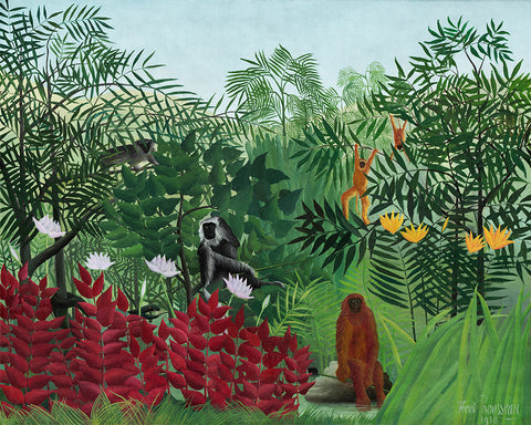 Henri Rousseau - Tropical Forest