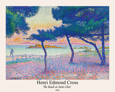 Henri Edmond Cross - Beach at Saint-Clair