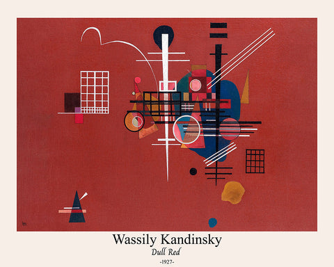 Wassily Kandinsky - Dull Red No1