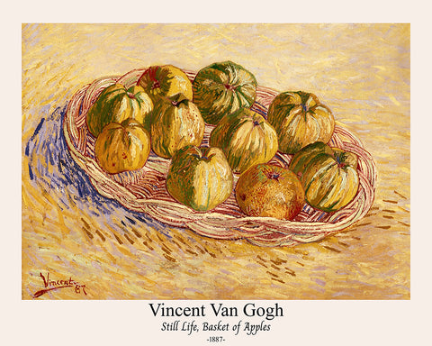 Van Gogh - Still Life Basket of Apples No1