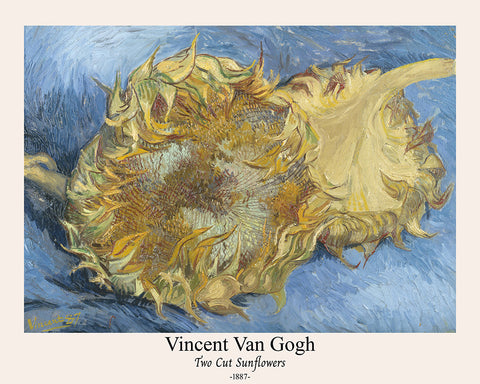 Van Gogh - Two Cut Sunflowers