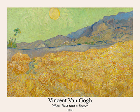 Van Gogh - Wheat Field with a Reaper No1
