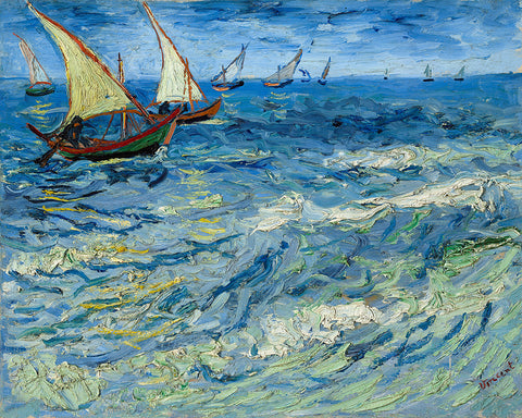 Van Gogh - Seascape at Saintes Maries No2