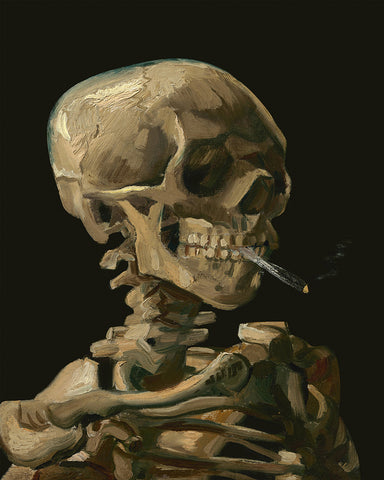 Van Gogh - Skull of a Skeleton No2