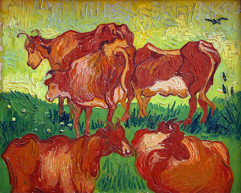 Van Gogh - The Cows No2