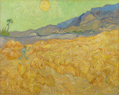 Van Gogh - Wheat Field with a Reaper No2