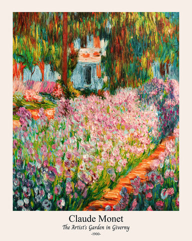 Claude Monet - The Artist's Garden at Giverny No2