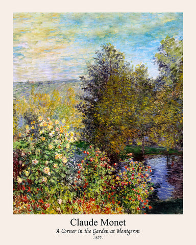 Claude Monet - A Corner in the Garden