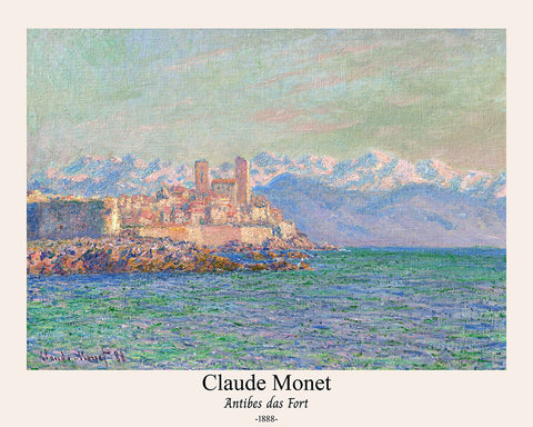 Claude Monet - Antibes das Fort