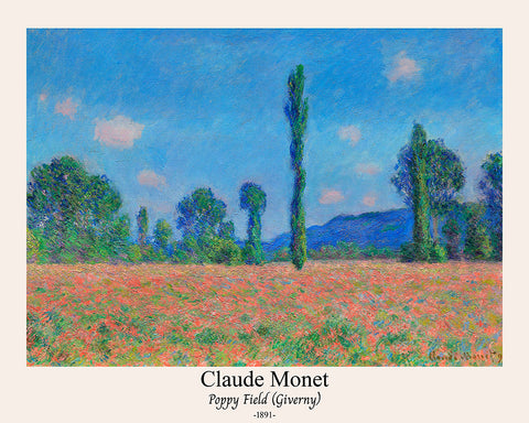 Claude Monet - Poppy Field No1