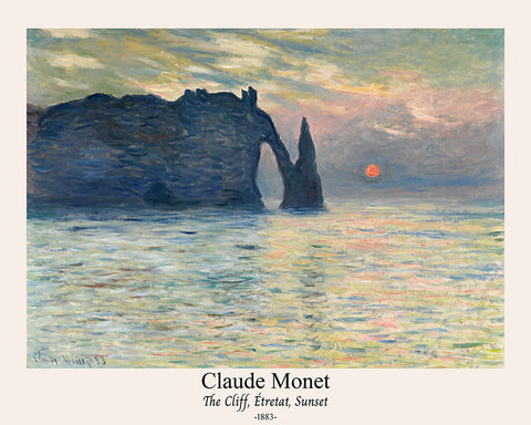 Claude Monet - The Cliff