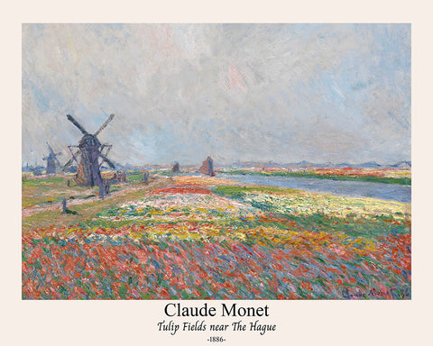 Claude Monet - Tulip Fields Near The Hague