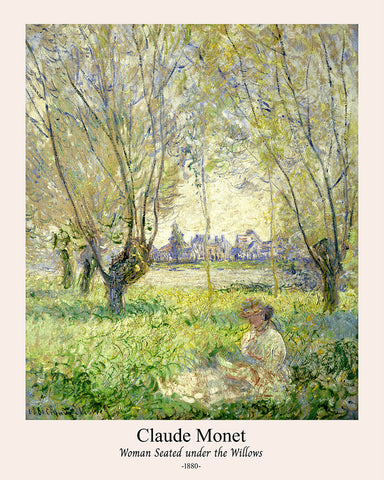 Claude Monet - Woman Seated Under the Willows