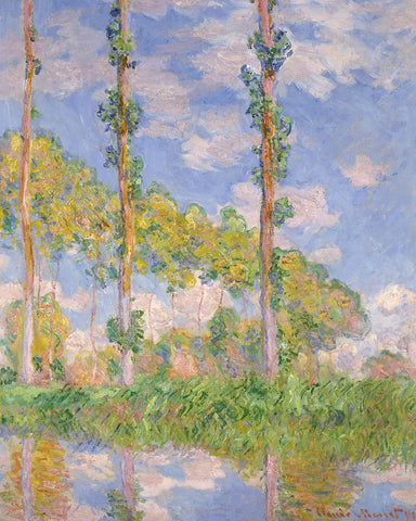 Claude Monet - Poplars in the Sun No2