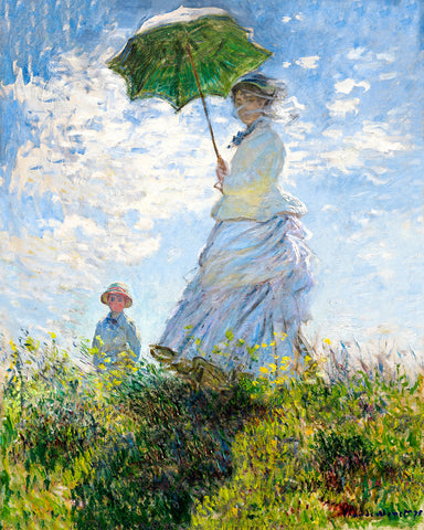 Claude Monet - Woman With a Parasol No3
